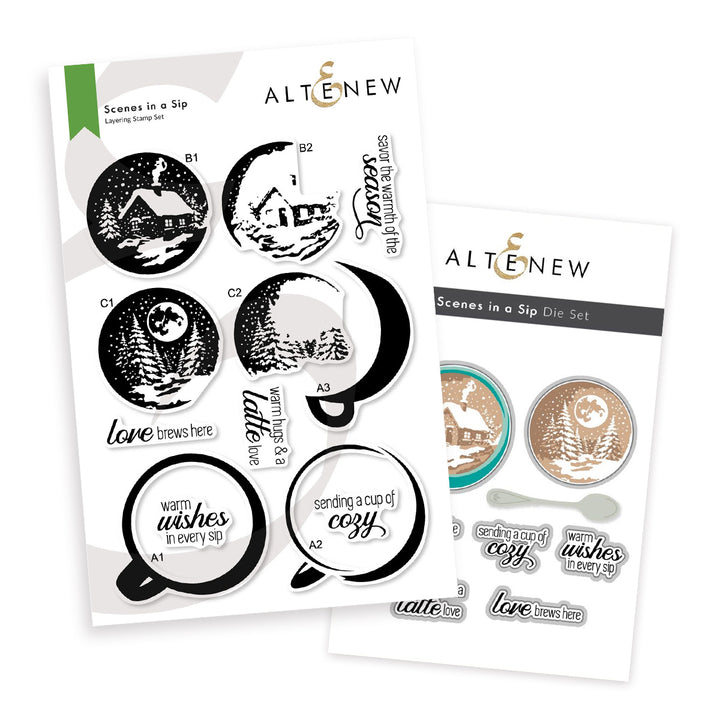 Stamp & Die Bundle Scenes In A Sip