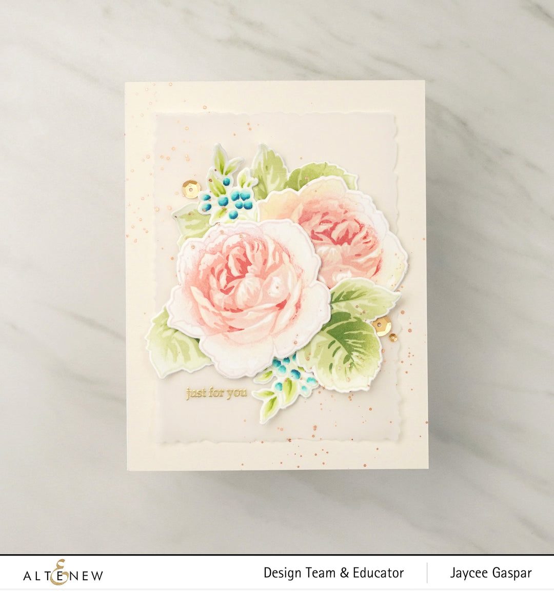 Stamp & Die Bundle Shrub Rose