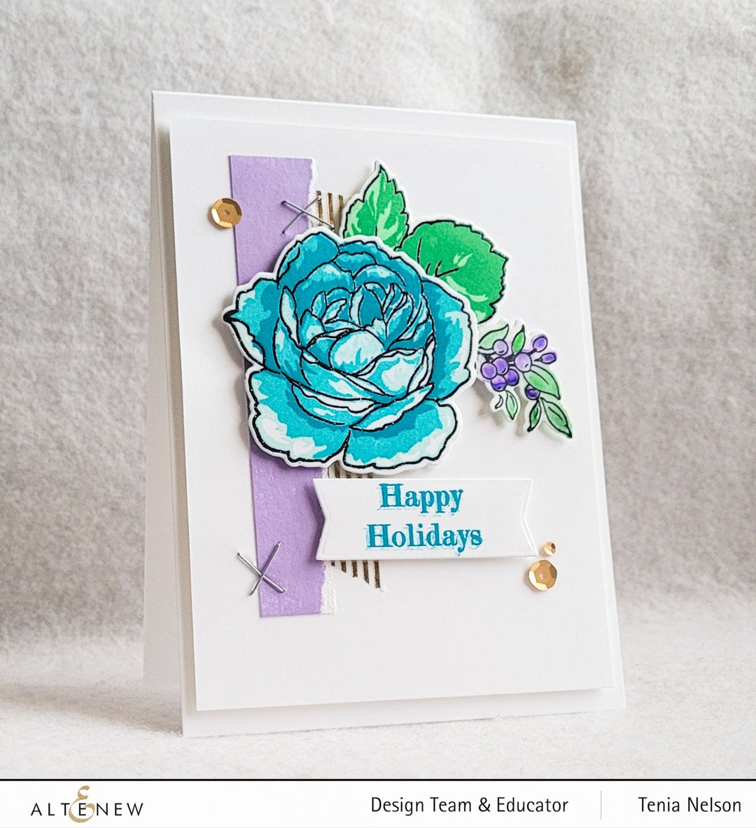 Stamp & Die Bundle Shrub Rose