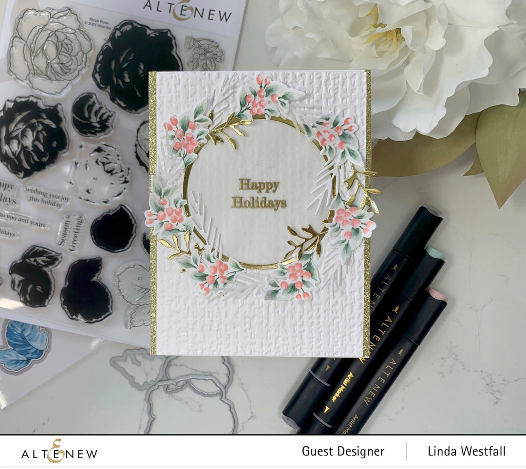 Stamp & Die Bundle Shrub Rose