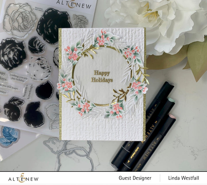 Stamp & Die Bundle Shrub Rose