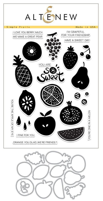 Stamp & Die Bundle Simple Fruits Stamp & Die Bundle