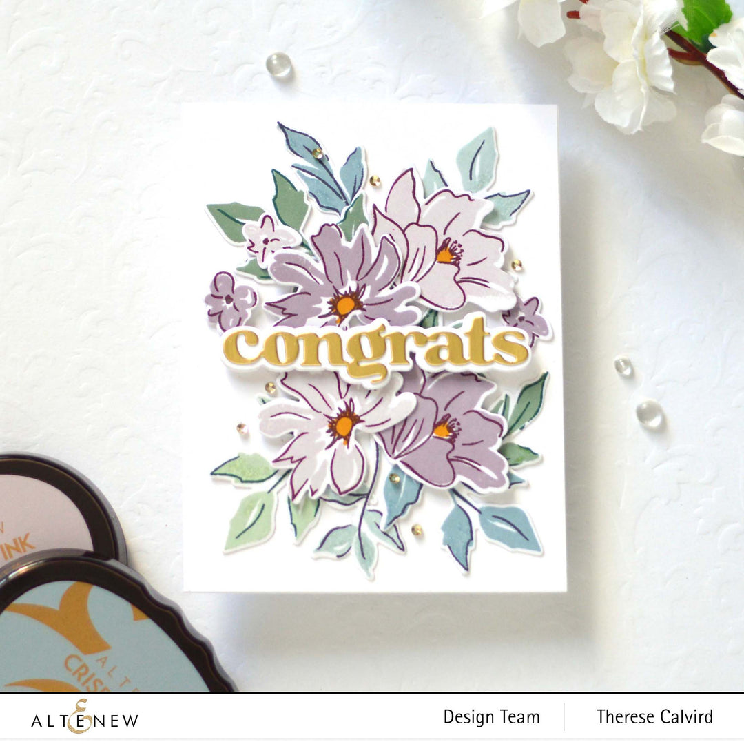 Stamp & Die Bundle Sketched Florals