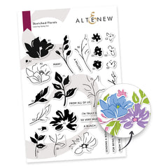 Stamp & Die Bundle Sketched Florals