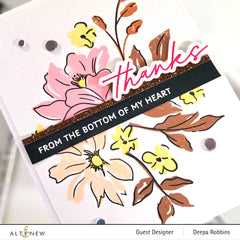 Stamp & Die Bundle Sketched Florals