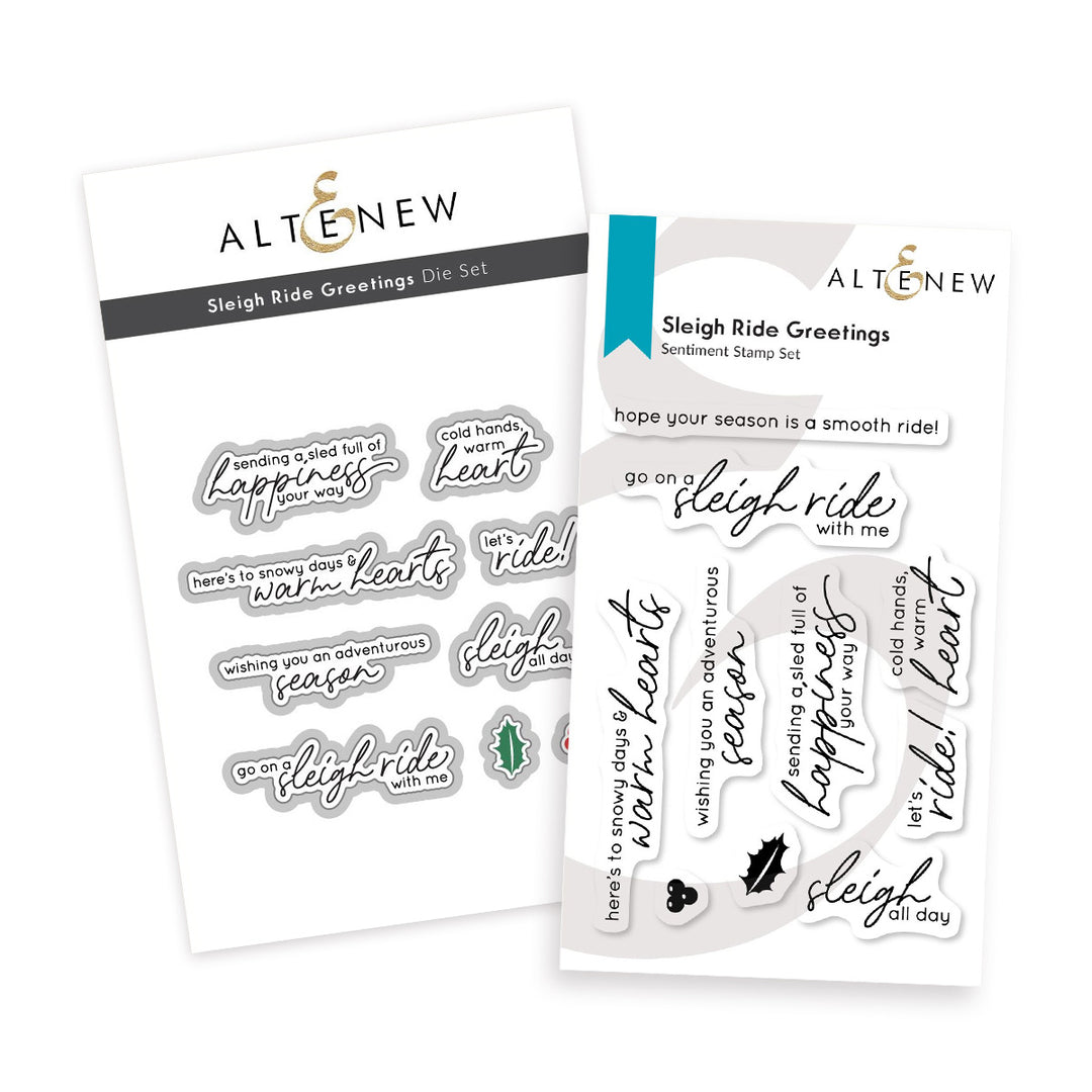Stamp & Die Bundle Sleigh Ride Greetings