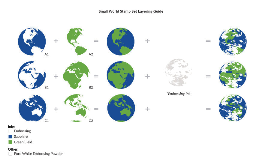 Stamp & Die Bundle Small World