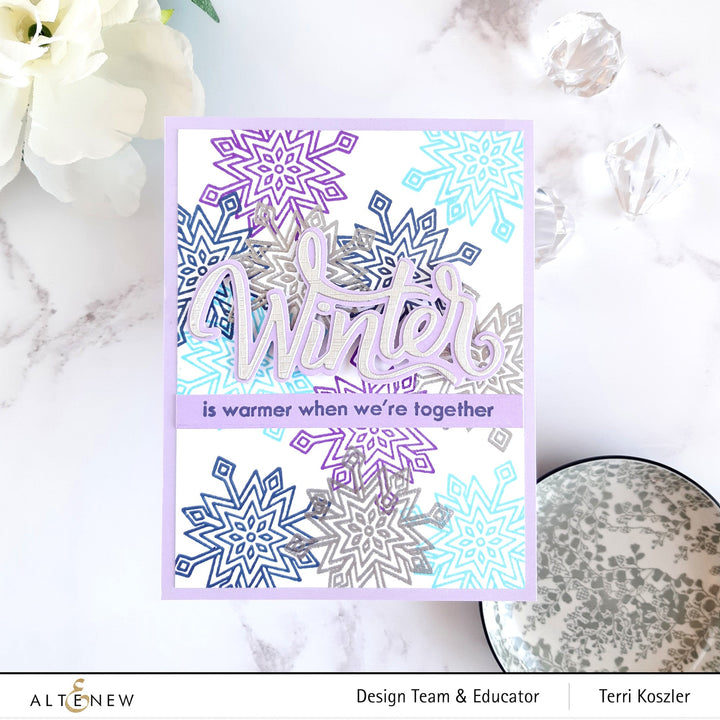 Stamp & Die Bundle Sparkly Snowflake