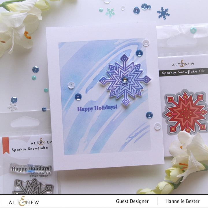 Stamp & Die Bundle Sparkly Snowflake