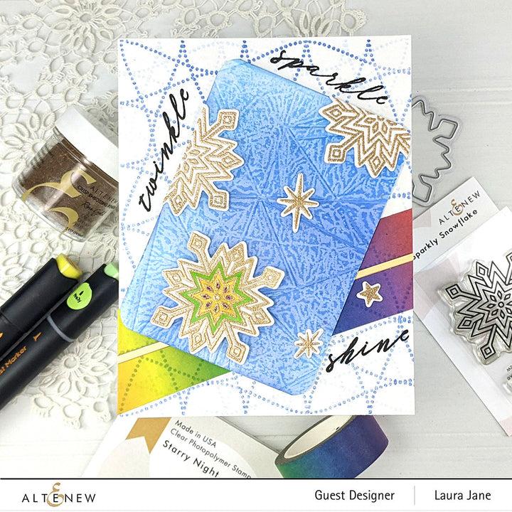 Stamp & Die Bundle Sparkly Snowflake