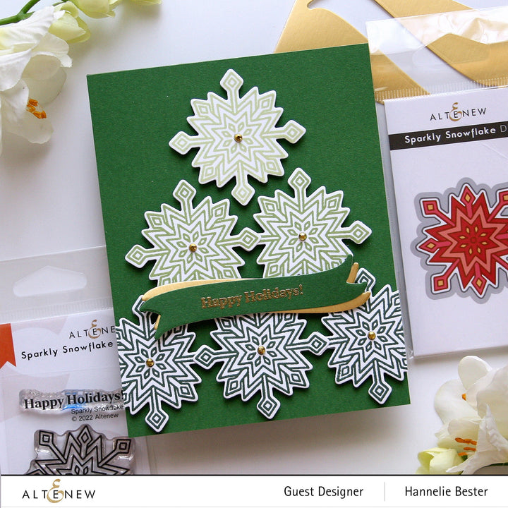 Stamp & Die Bundle Sparkly Snowflake