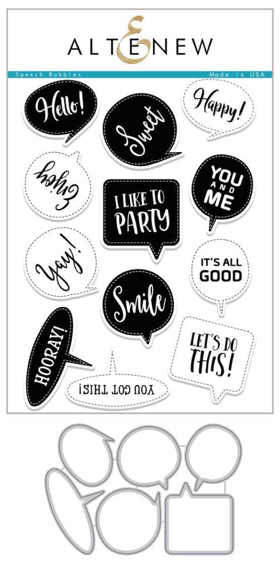 Stamp & Die Bundle Speech Bubbles