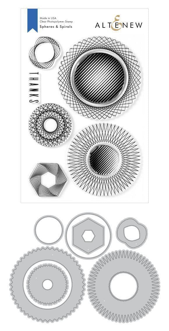 Stamp & Die Bundle Spheres & Spirals