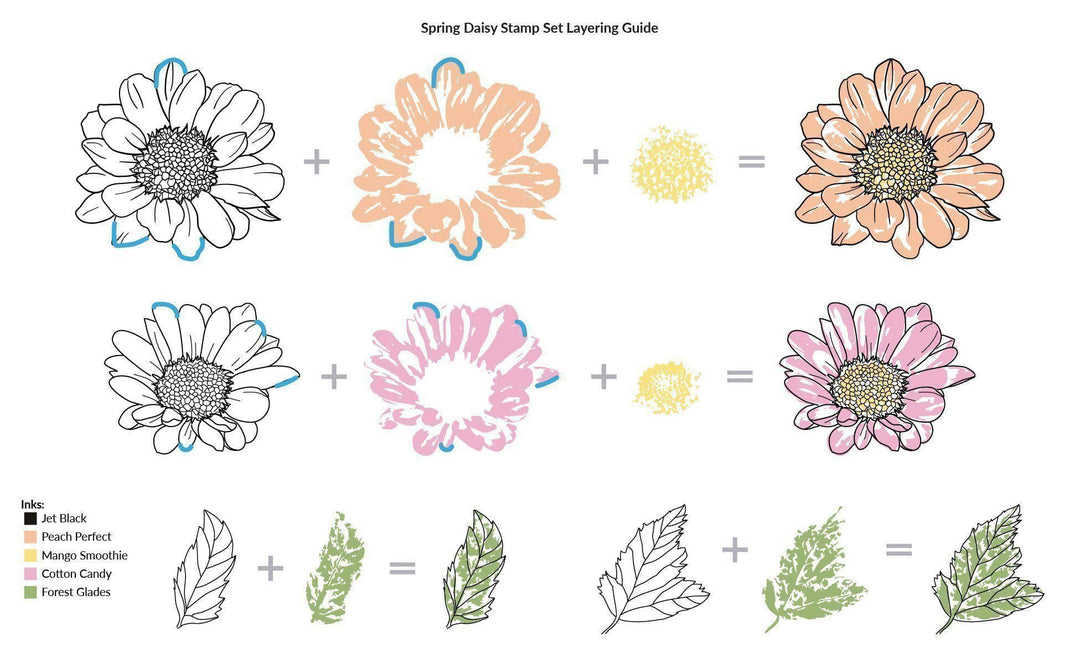 Stamp & Die Bundle Spring Daisy