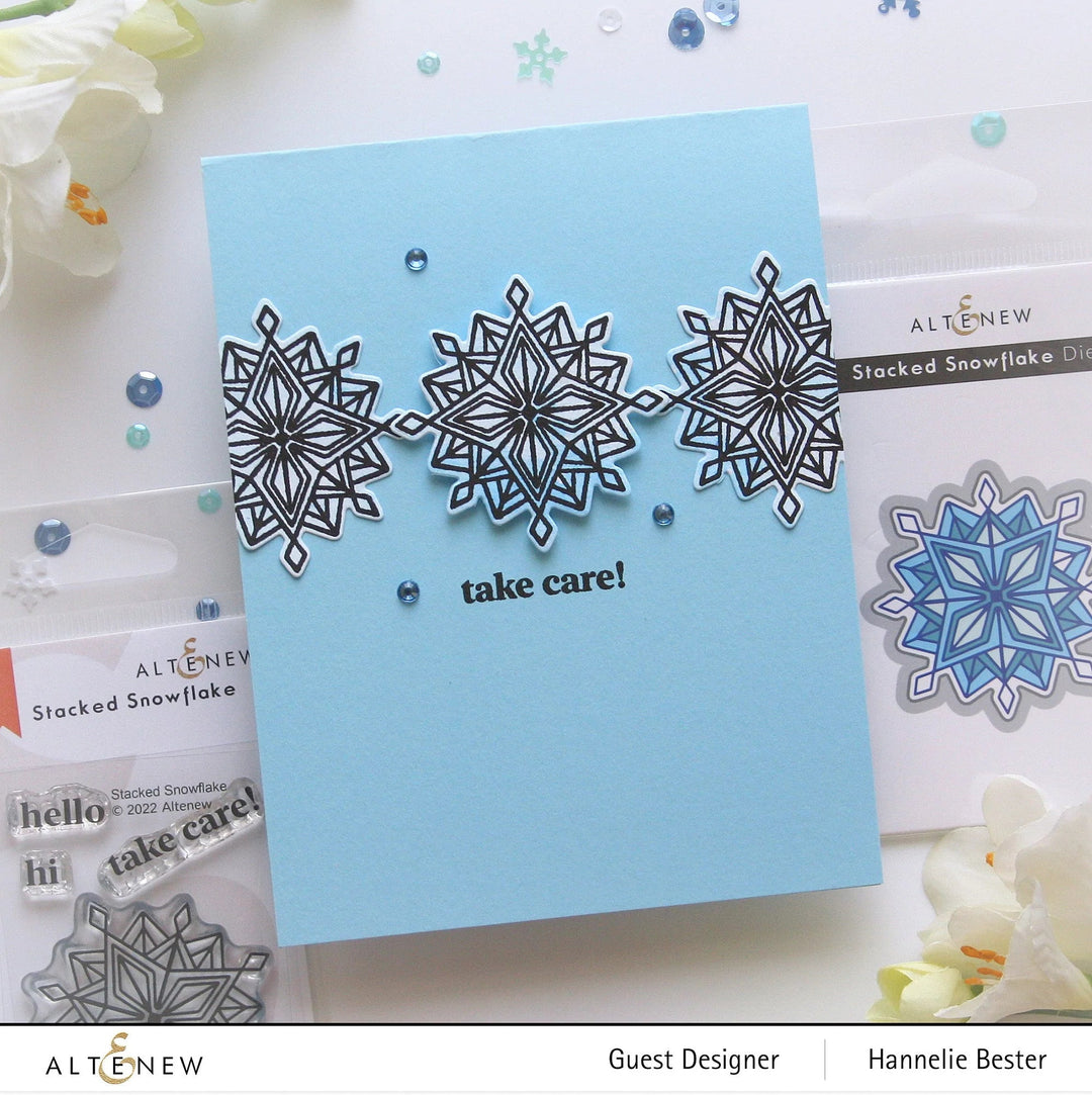 Stamp & Die Bundle Stacked Snowflake