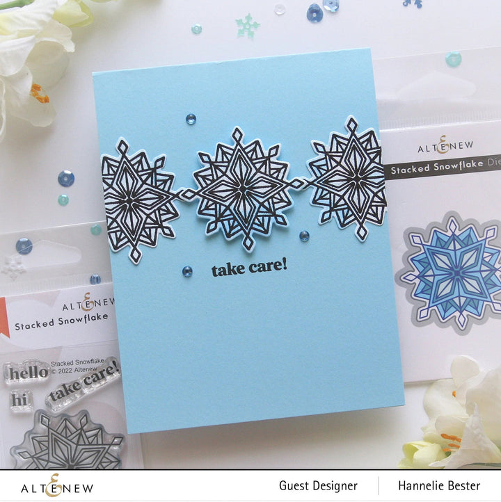 Stamp & Die Bundle Stacked Snowflake