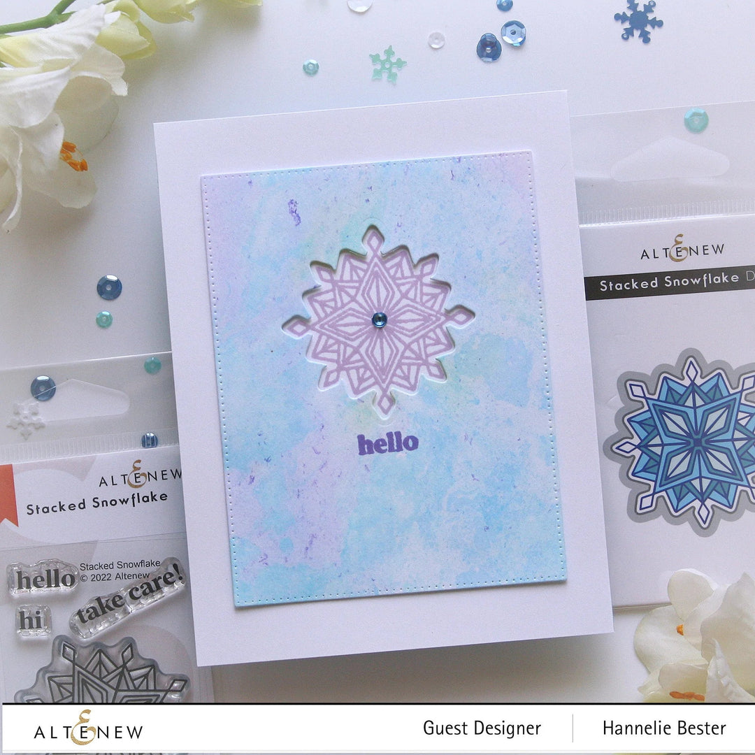 Stamp & Die Bundle Stacked Snowflake