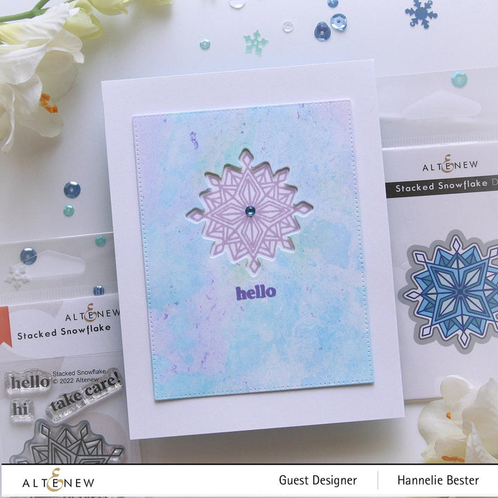 Stamp & Die Bundle Stacked Snowflake