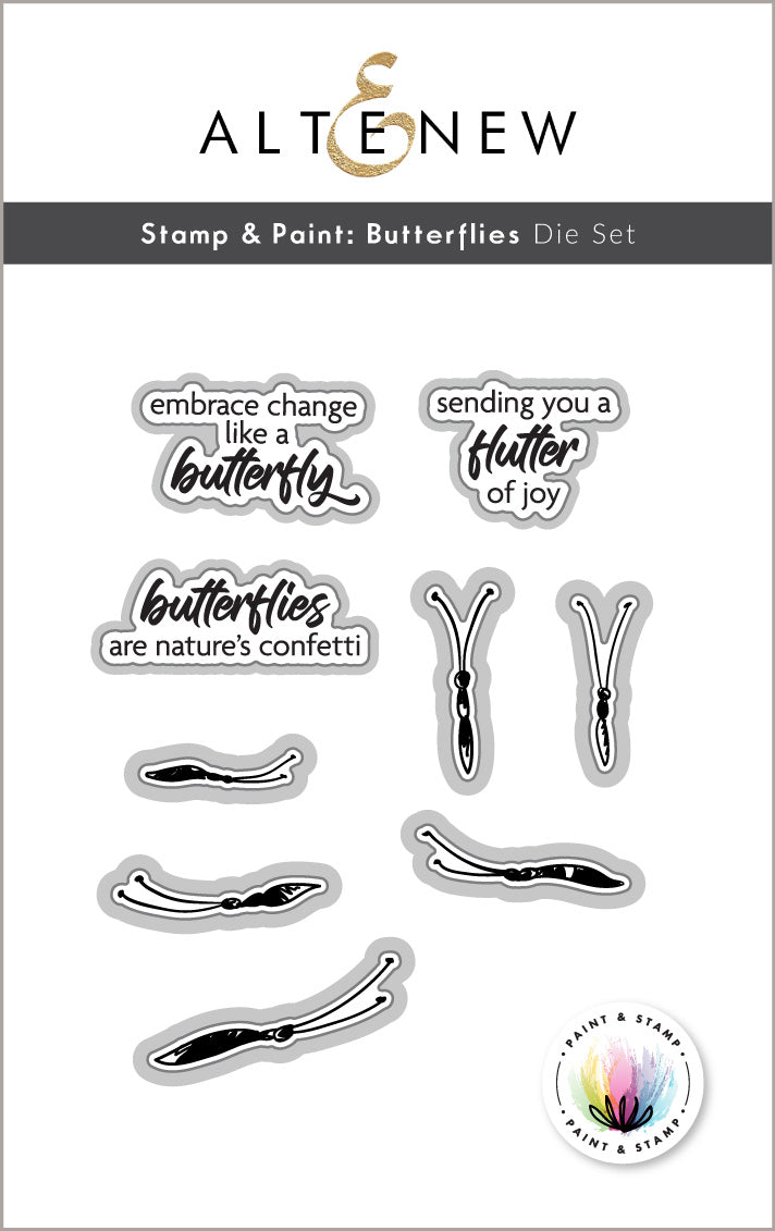 Stamp & Die Bundle Stamp & Paint Butterflies
