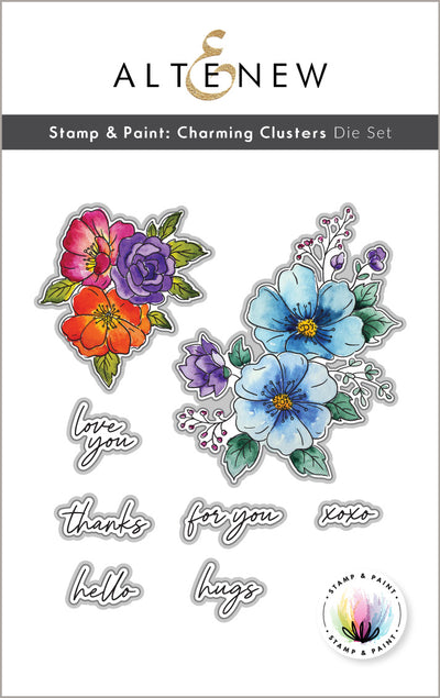 Stamp & Die Bundle Stamp & Paint: Charming Clusters