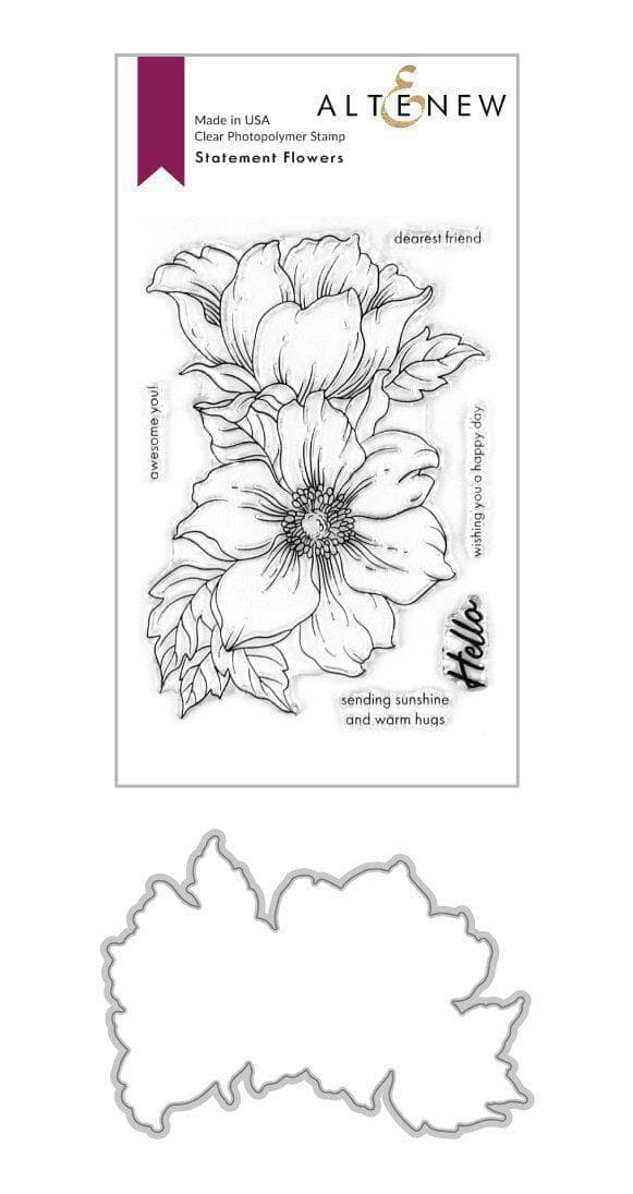 Stamp & Die Bundle Statement Flowers