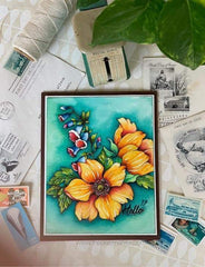 Stamp & Die Bundle Statement Flowers