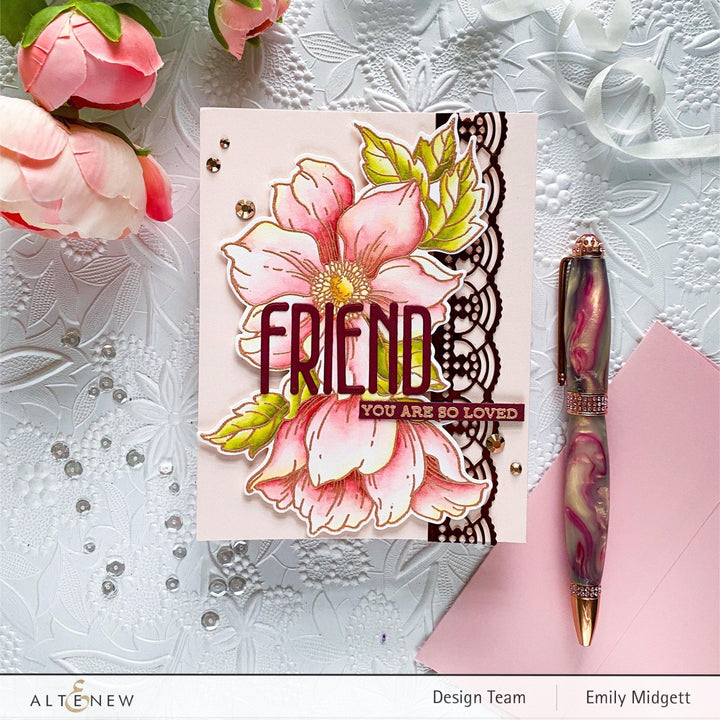 Stamp & Die Bundle Statement Flowers
