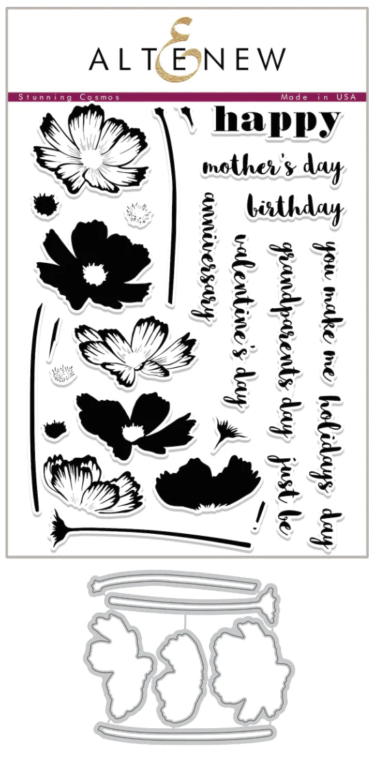 Stamp & Die Bundle Stunning Cosmos