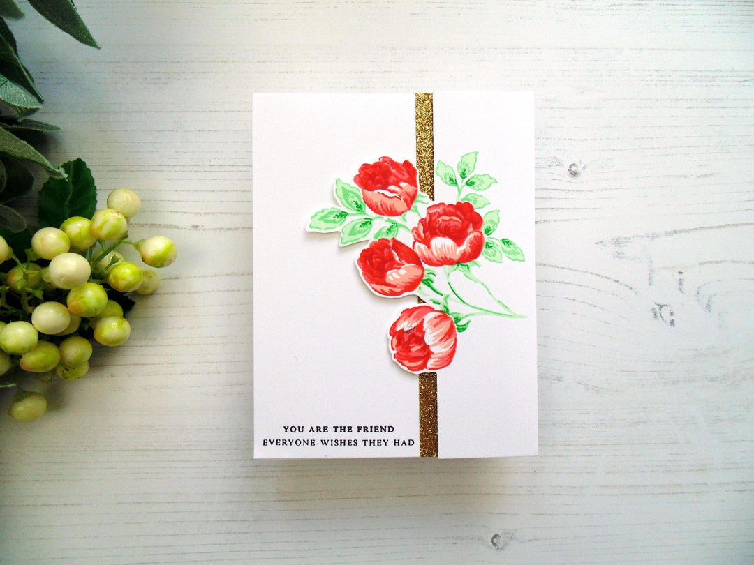 Stamp & Die Bundle Sweet Rose Bouquet