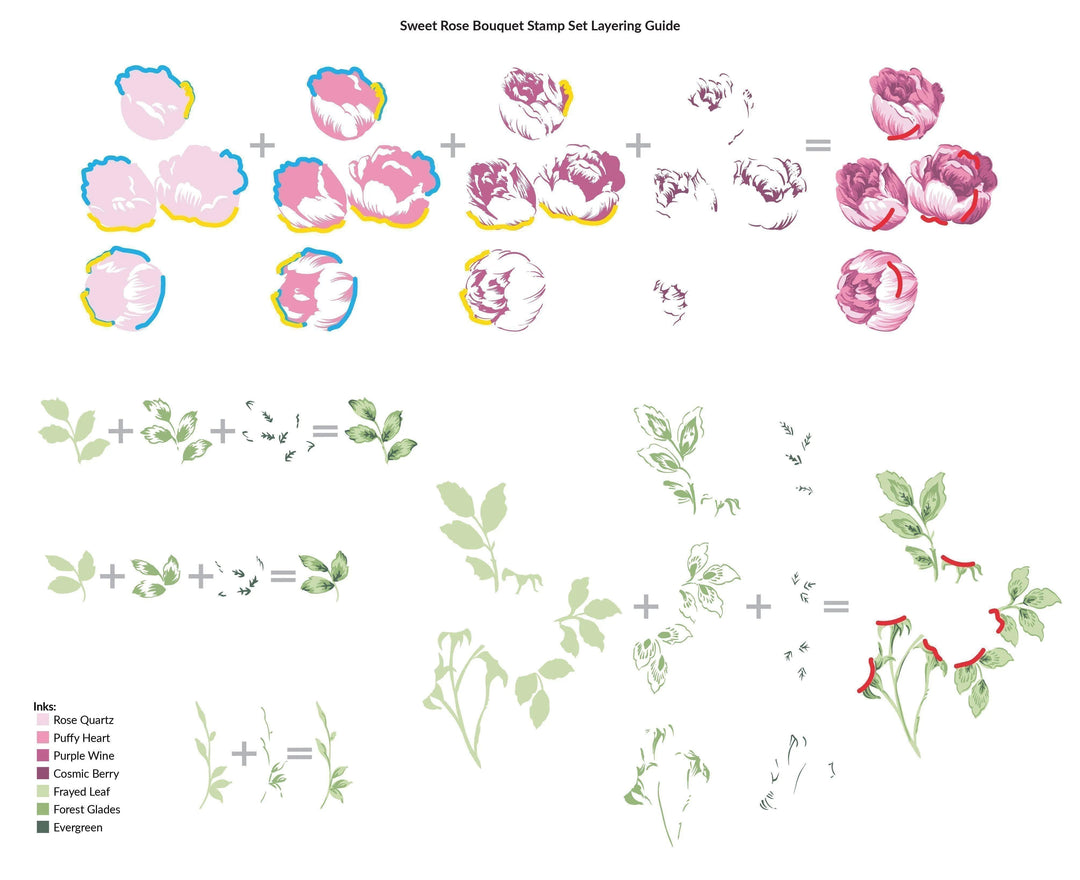 Stamp & Die Bundle Sweet Rose Bouquet