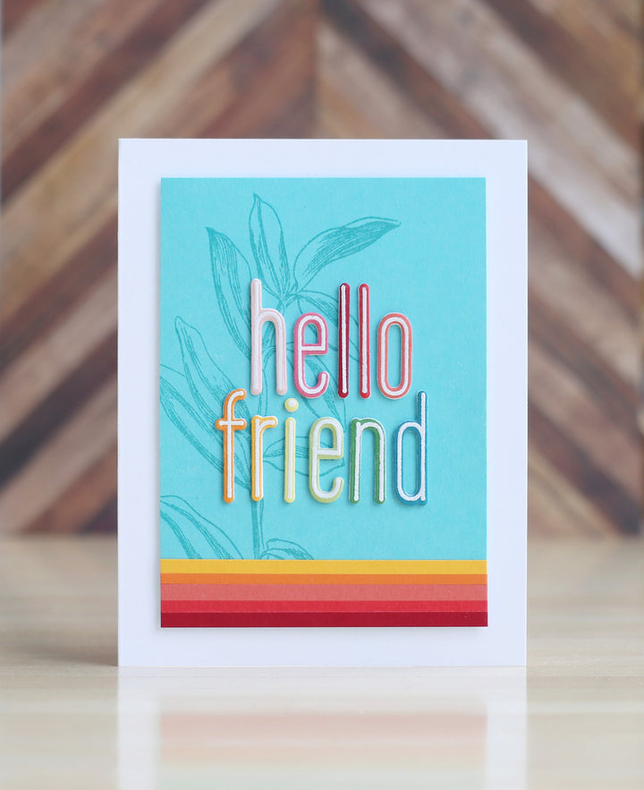 Stamp & Die Bundle Tall Alpha Lowercase
