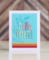Stamp & Die Bundle Tall Alpha Lowercase
