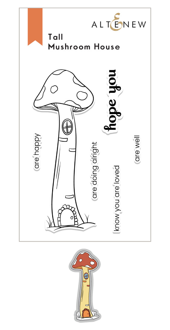 Stamp & Die Bundle Tall Mushroom House