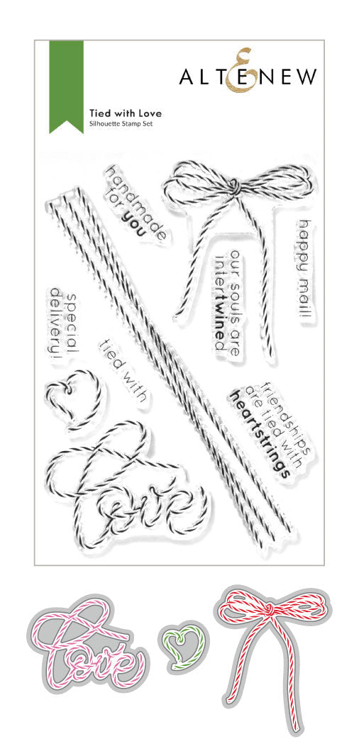 Stamp & Die Bundle Tied With Love