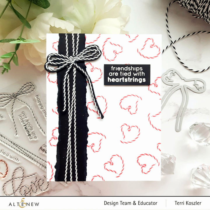 Stamp & Die Bundle Tied With Love