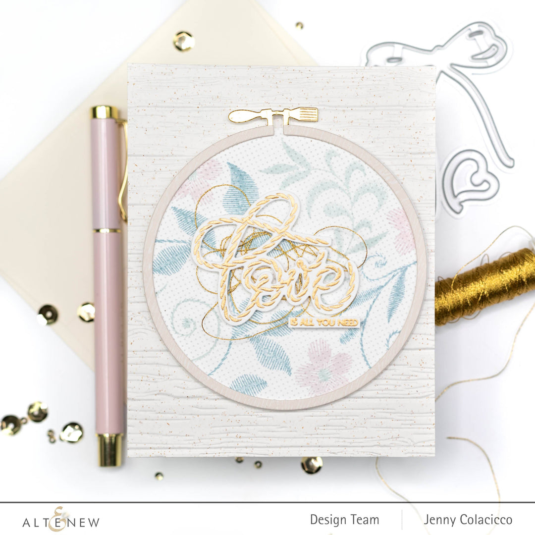 Stamp & Die Bundle Tied With Love