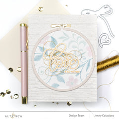 Stamp & Die Bundle Tied With Love