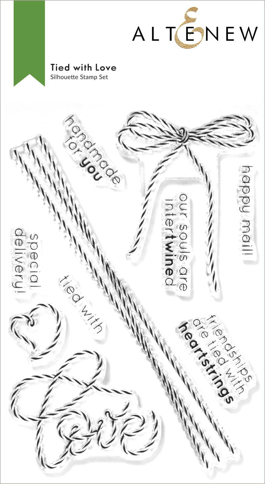 Stamp & Die Bundle Tied With Love