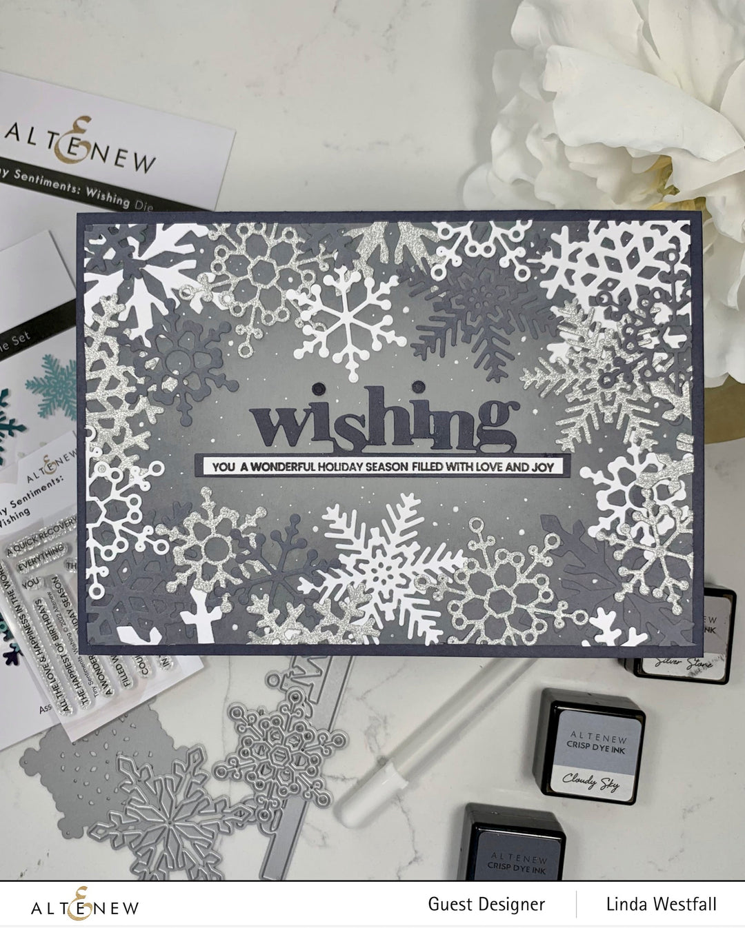 Stamp & Die Bundle Tiny Sentiments: Wishing