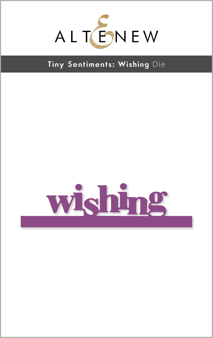 Stamp & Die Bundle Tiny Sentiments: Wishing