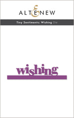 Stamp & Die Bundle Tiny Sentiments: Wishing