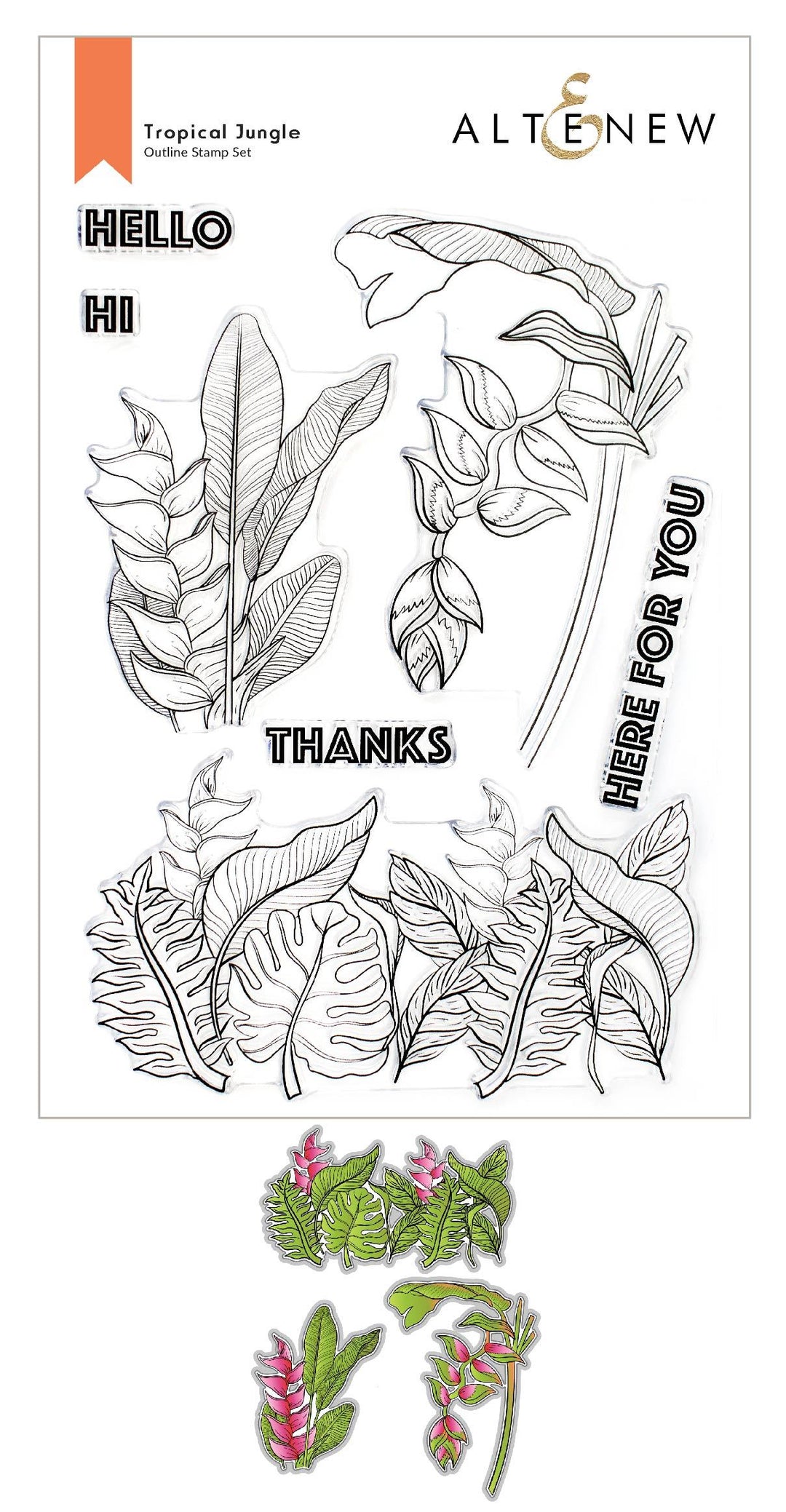 Stamp & Die Bundle Tropical Jungle