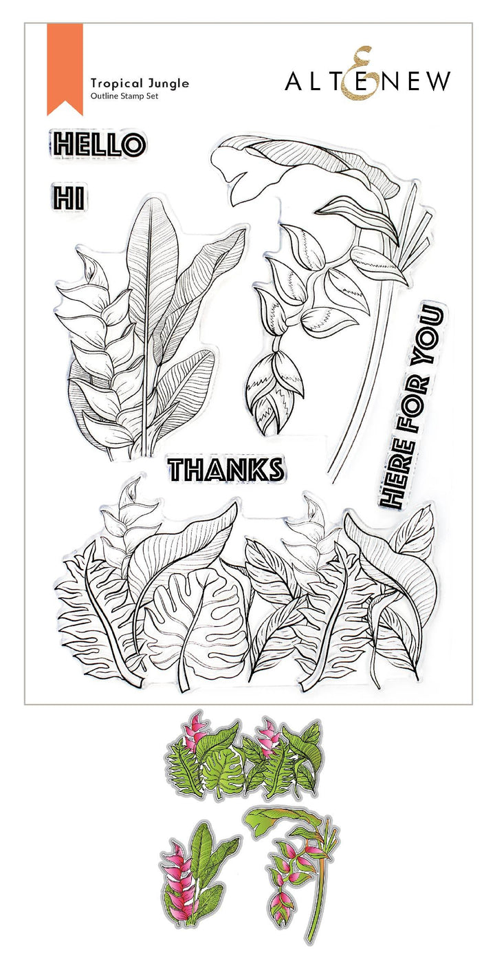 Stamp & Die Bundle Tropical Jungle