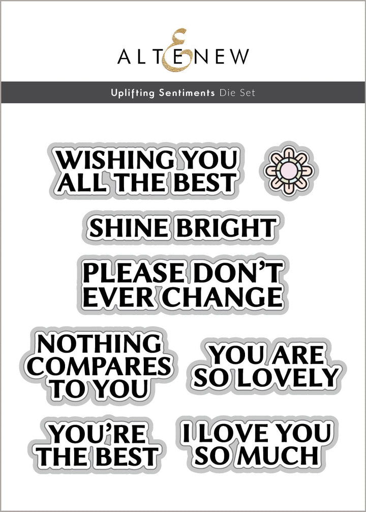 Stamp & Die Bundle Uplifting Sentiments