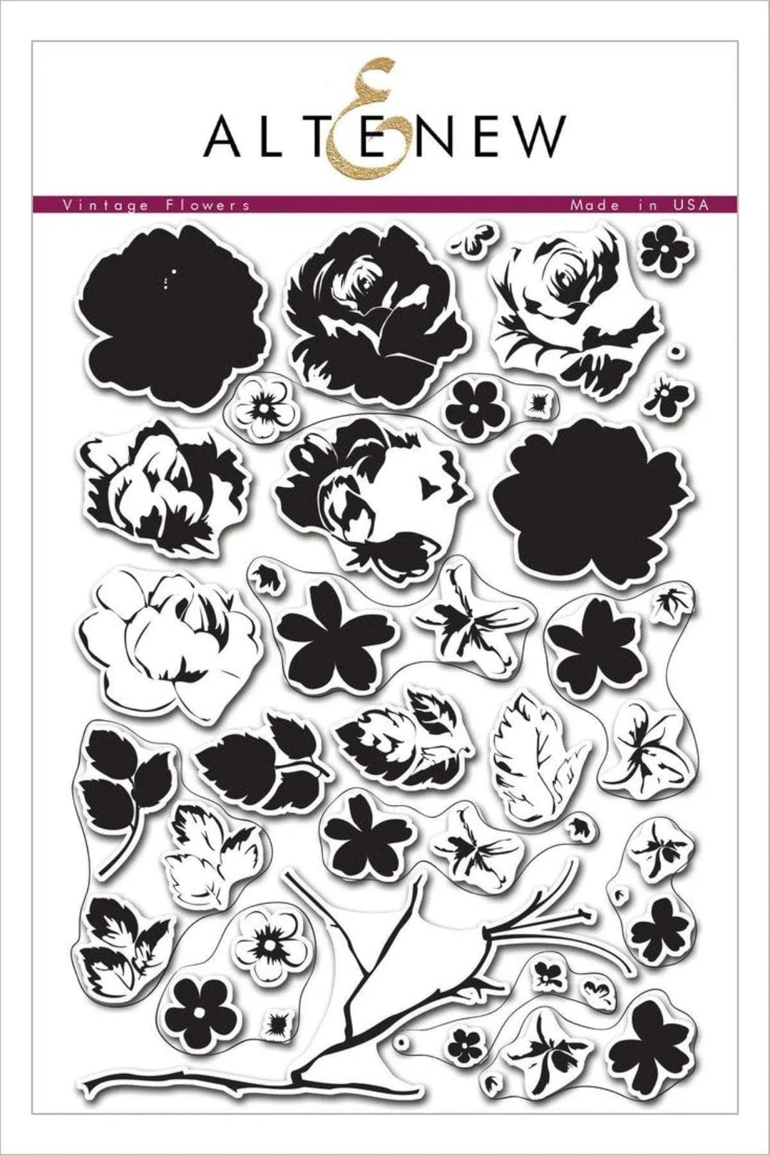 Stamp & Die Bundle Vintage Flowers