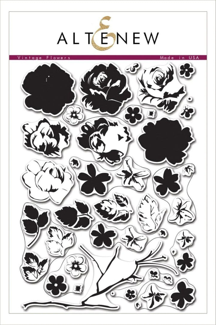 Stamp & Die Bundle Vintage Flowers
