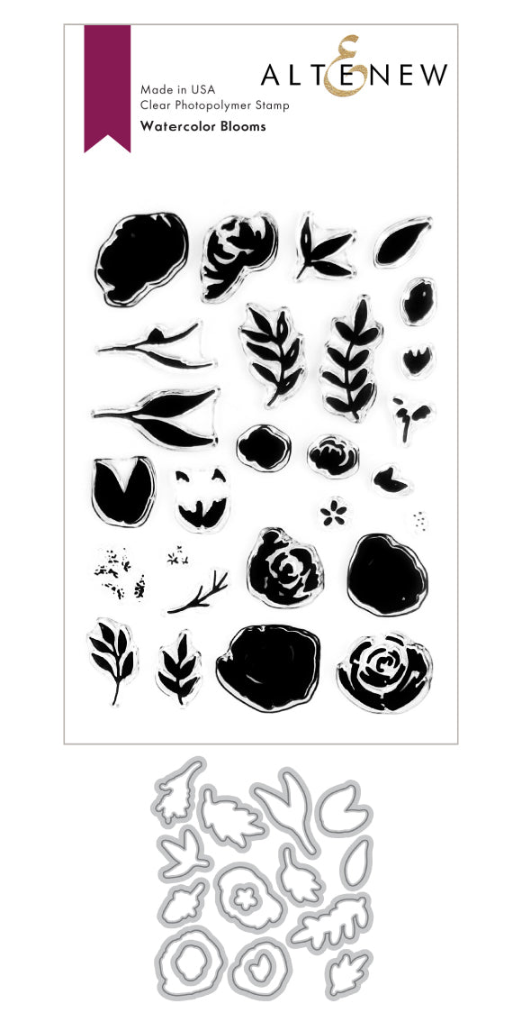 Stamp & Die Bundle Watercolor Blooms