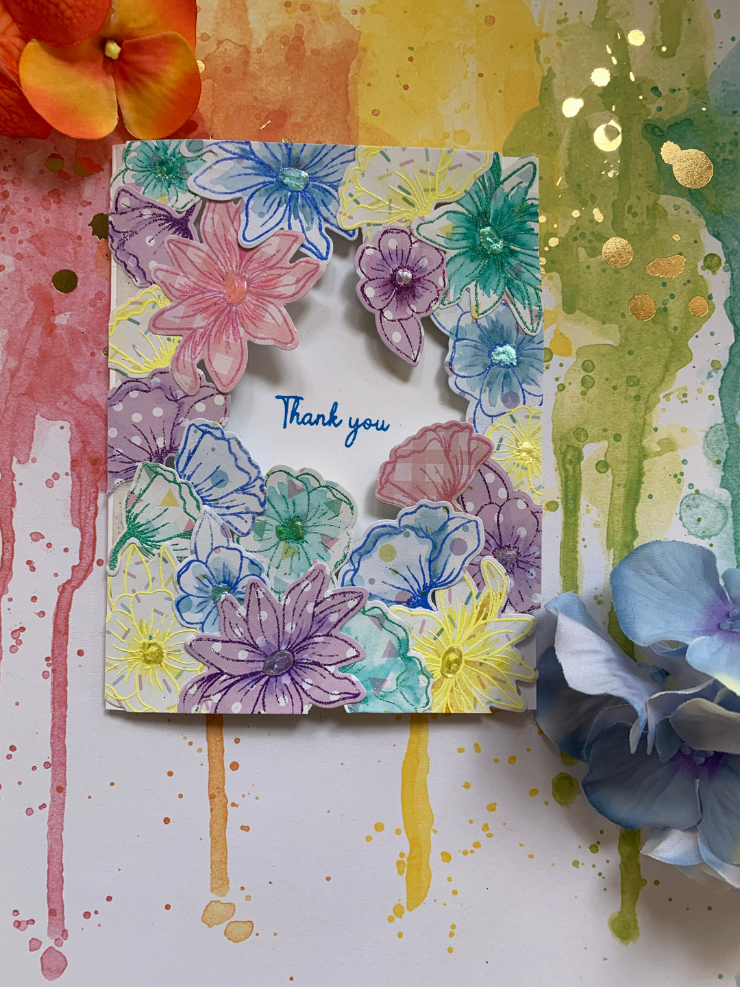 Stamp & Die Bundle Wavy Blooms