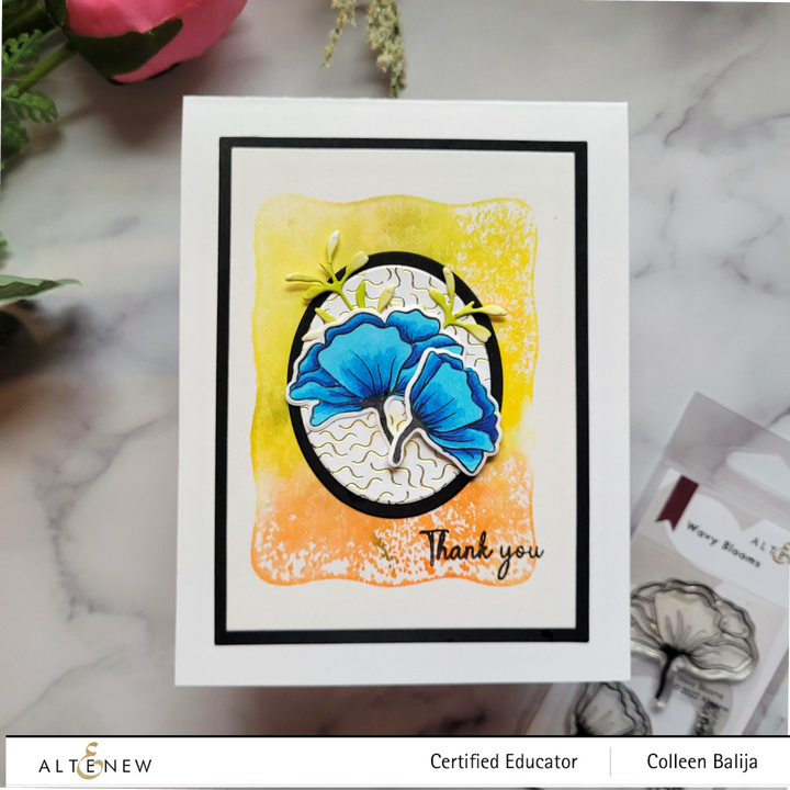Stamp & Die Bundle Wavy Blooms