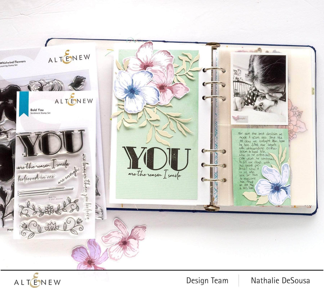 Stamp & Die Bundle Whirlwind Flowers